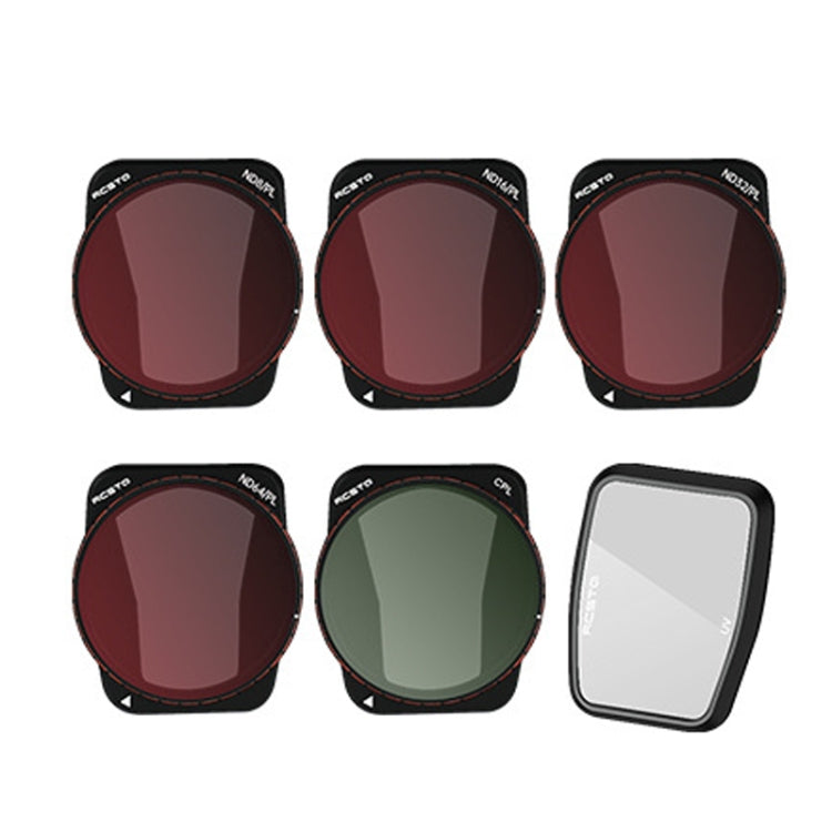 For DJI Air 3 RCSTQ Multi-Layer Coating Waterproof  Filter, Spec: ND-PL8/16/32/64 +UV +CPL 6-in-1 - HoMEdemic™ 