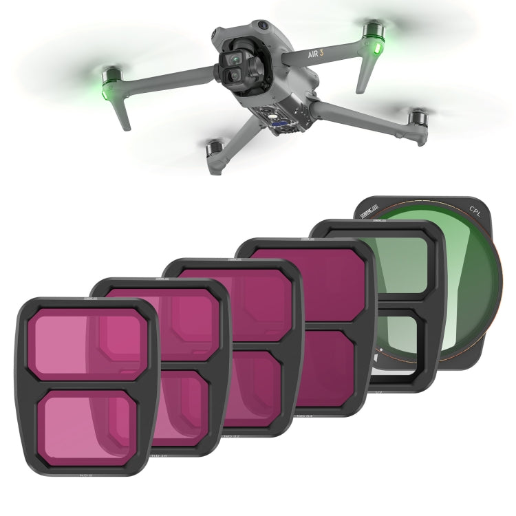For DJI Air 3 STARTRC Drone Lens Filter, Lens:6 in 1 ND8/16/32/64 UV CPL - HoMEdemic™ 