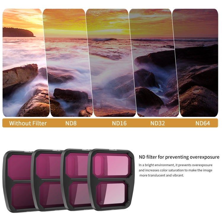 For DJI Air 3 STARTRC Drone Lens Filter, Lens:6 in 1 ND8/16/32/64 UV CPL - HoMEdemic™ 