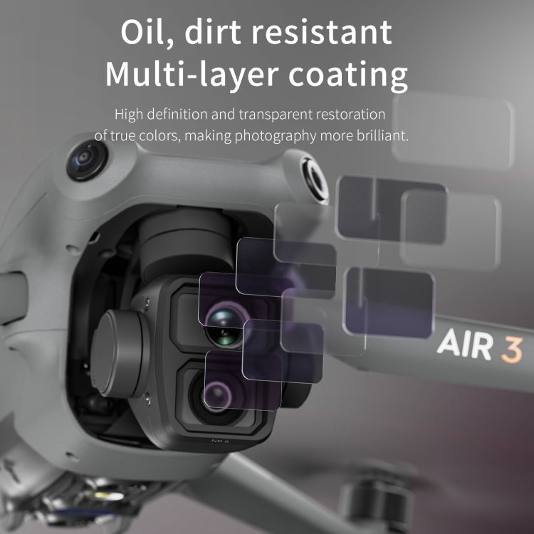 For DJI Air 3 STARTRC Drone Lens Filter, Lens:6 in 1 ND8/16/32/64 UV CPL - HoMEdemic™ 