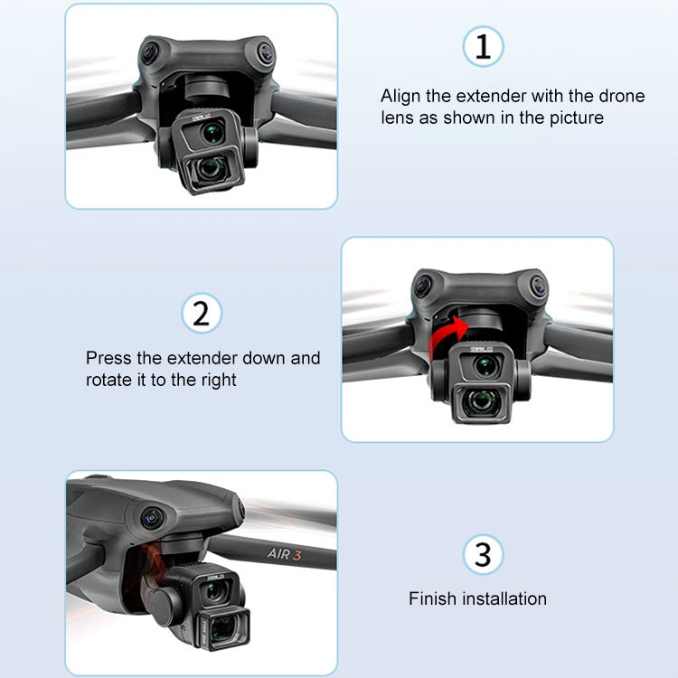 For DJI Air 3 STARTRC Drone Wide-Angle Lens Filter - HoMEdemic™ 