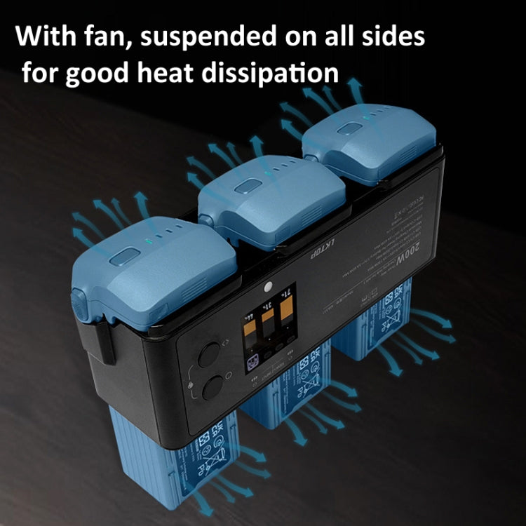 For DJI Air 3 Smart Flight Battery LKTOP 200W 3-Channel Charging Manager - HoMEdemic™ 