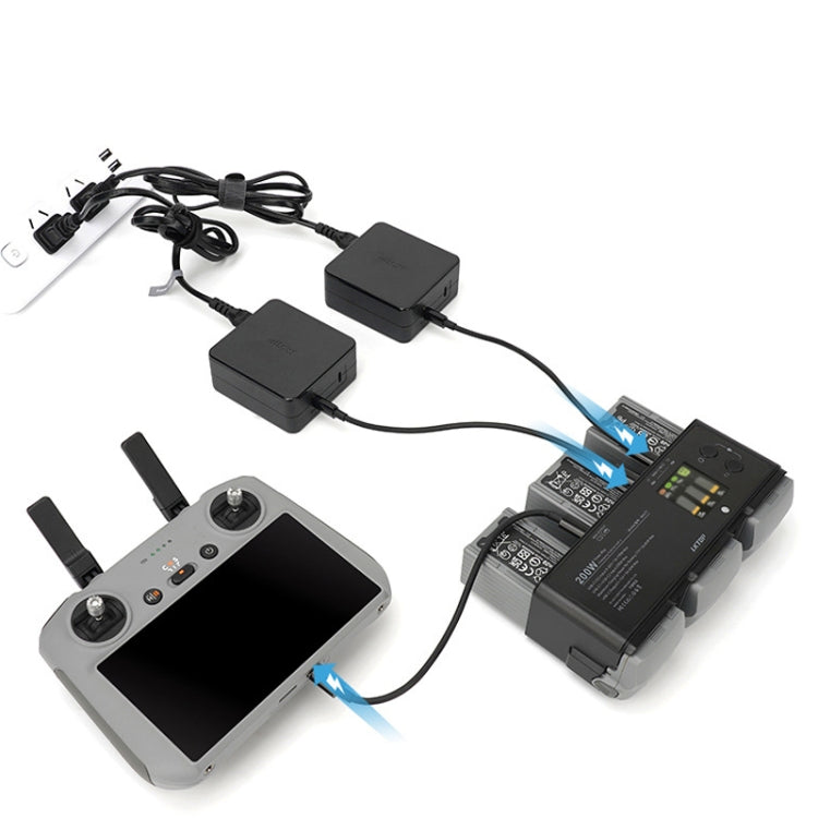 For DJI Air 3 Smart Flight Battery LKTOP 200W 3-Channel Charging Manager - HoMEdemic™ 