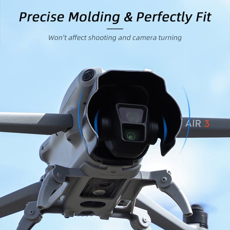 For DJI Air 3 Sunnylife ZG690 Camera Lens Sunshade Anti-glare Hood (Black) - HoMEdemic™ 