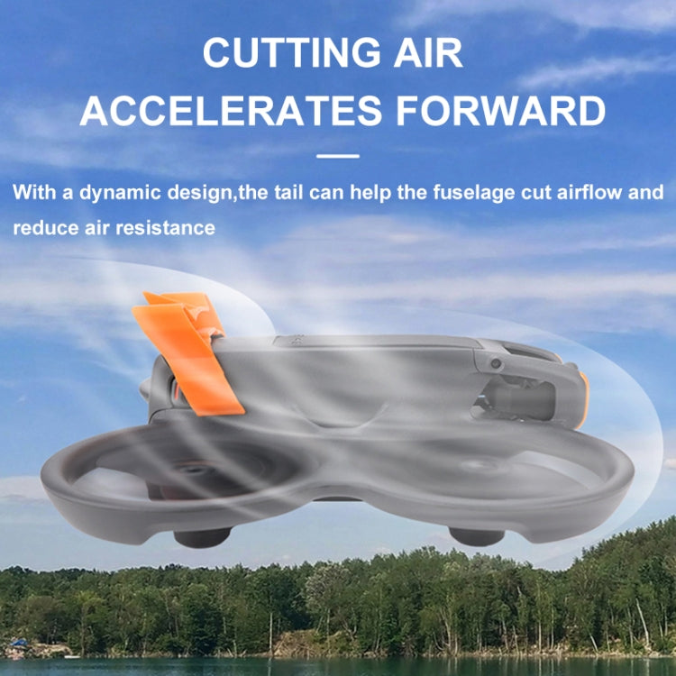 For DJI Avata 2 CQT Adhesive Airflow Cutting Flight Tail for Drones(Black) - HoMEdemic™ 