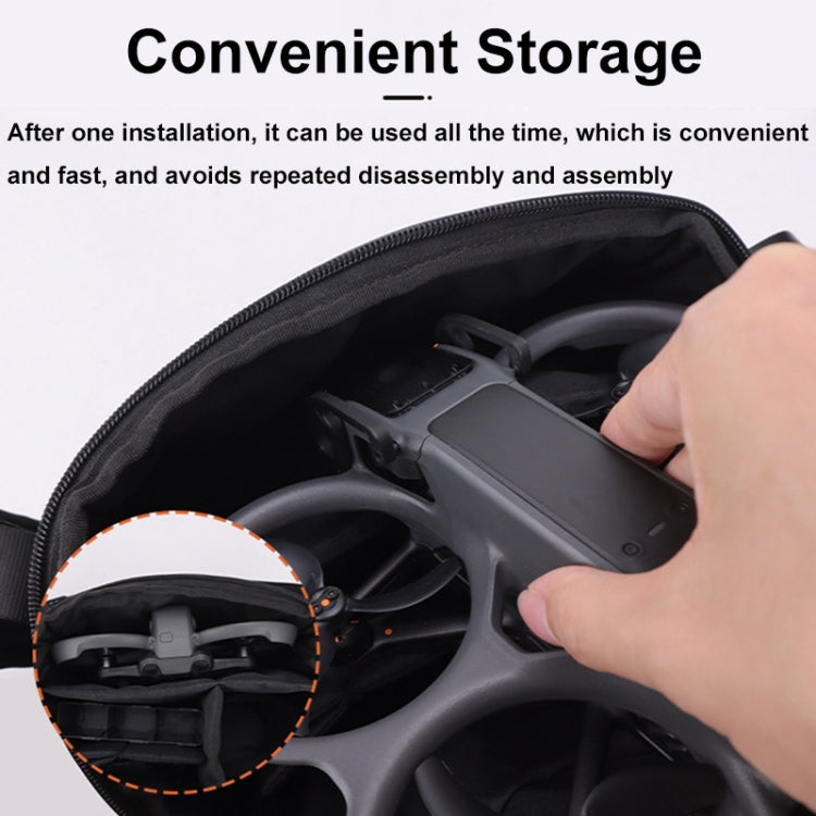 For DJI Avata 2 CQT Aluminum Alloy Drone Gimbal Lens Anti-collision Bumper(Black) - HoMEdemic™ 