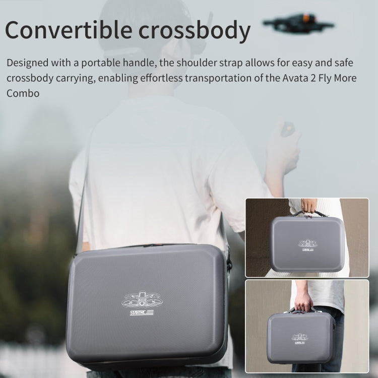 For DJI Avata 2 STARTRC Drone Handbag Messenger Storage Bag (Light Grey) - HoMEdemic™ 