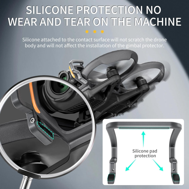 For DJI Avata 2 STARTRC Gimbal Lens Anti-collision Aluminum Alloy Guard Bumper (Silver Grey) - HoMEdemic™ 