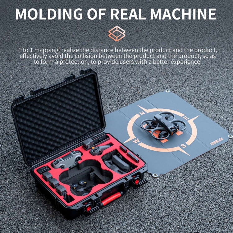 For DJI Avata 2 STARTRC M2 ABS Waterproof Shockproof Suitcase Storage Box (Black) - HoMEdemic™ 