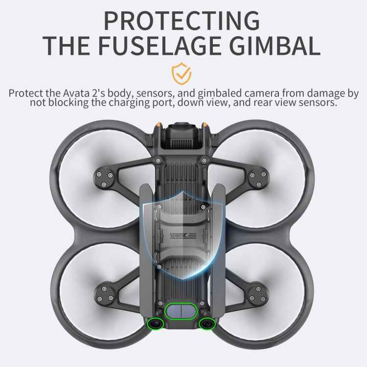 For DJI Avata 2 STARTRC Quick Release Folding Landing Gear Training Rack (Orange) - HoMEdemic™ 