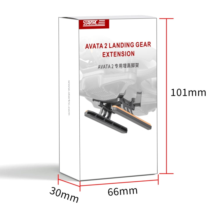 For DJI Avata 2 STARTRC Quick Release Folding Landing Gear Training Rack (Orange) - HoMEdemic™ 