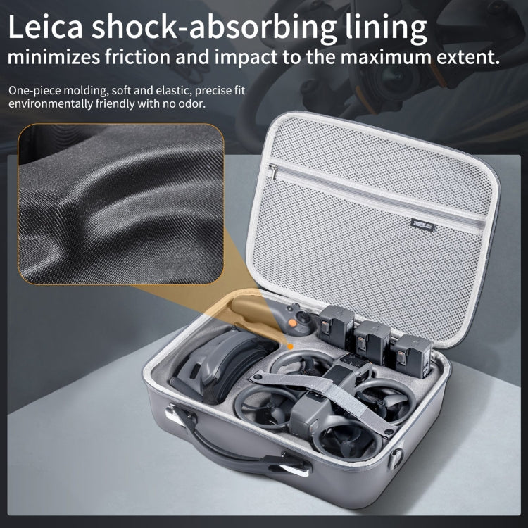 For DJI Avata 2 STARTRC WP2 Drone Handbag Messenger Storage Bag (Light Grey) - HoMEdemic™ 
