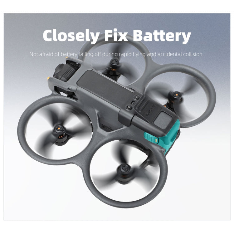 For DJI Avata 2 Sunnylife Battery Anti-release Buckle Clip Lock-up Anti-falling Battery Safety Lock Buckle Guard (Black) - HoMEdemic™ 