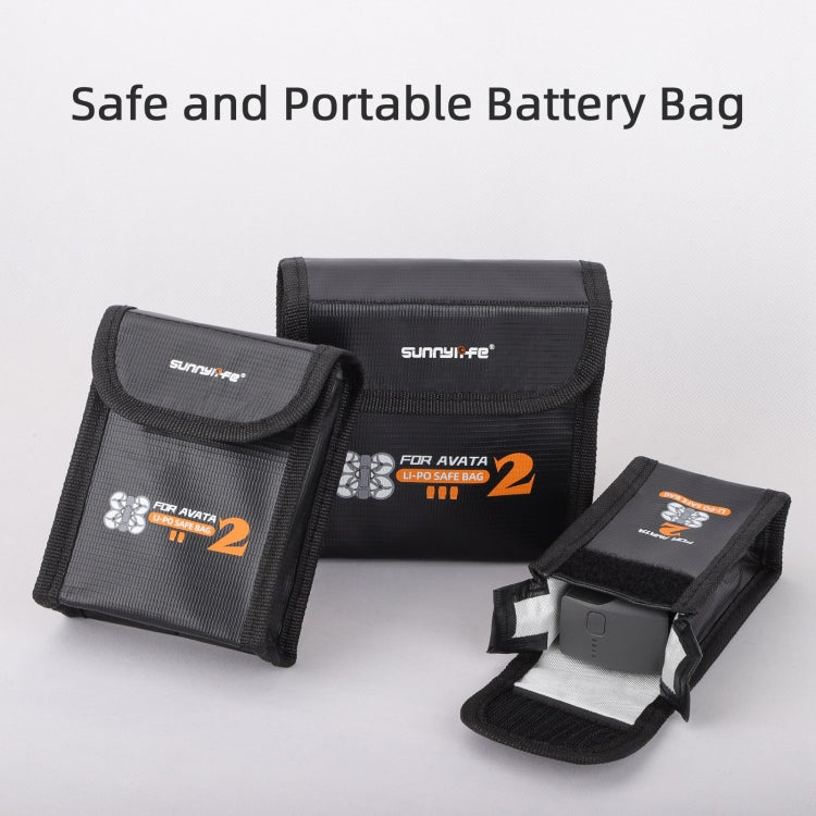 For DJI Avata 2 Sunnylife Battery Explosion-proof Safe Bag Protective Li-Po Safe Bag(For 2pcs Batteries) - HoMEdemic™ 