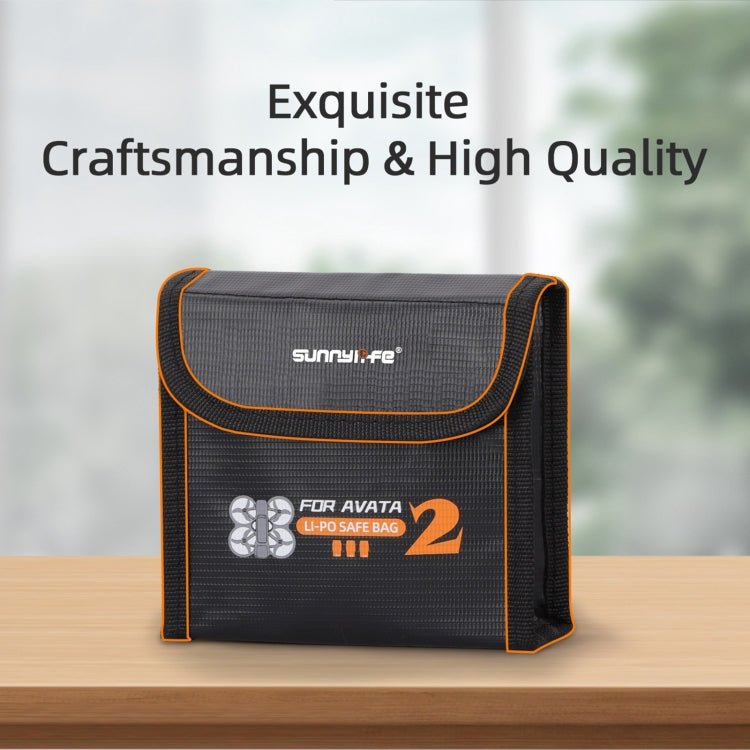 For DJI Avata 2 Sunnylife Battery Explosion-proof Safe Bag Protective Li-Po Safe Bag(For 2pcs Batteries) - HoMEdemic™ 