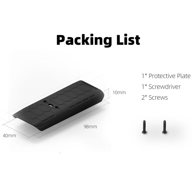 For DJI Avata 2 Sunnylife Drone Anti-Collision Protective Cover Back Plate(Black) - HoMEdemic™ 