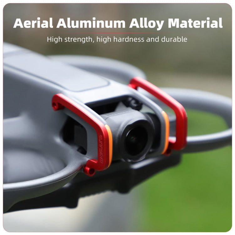 For DJI Avata 2 Sunnylife Gimbal Aluminum Anti-collision Bumper (Red) - HoMEdemic™ 