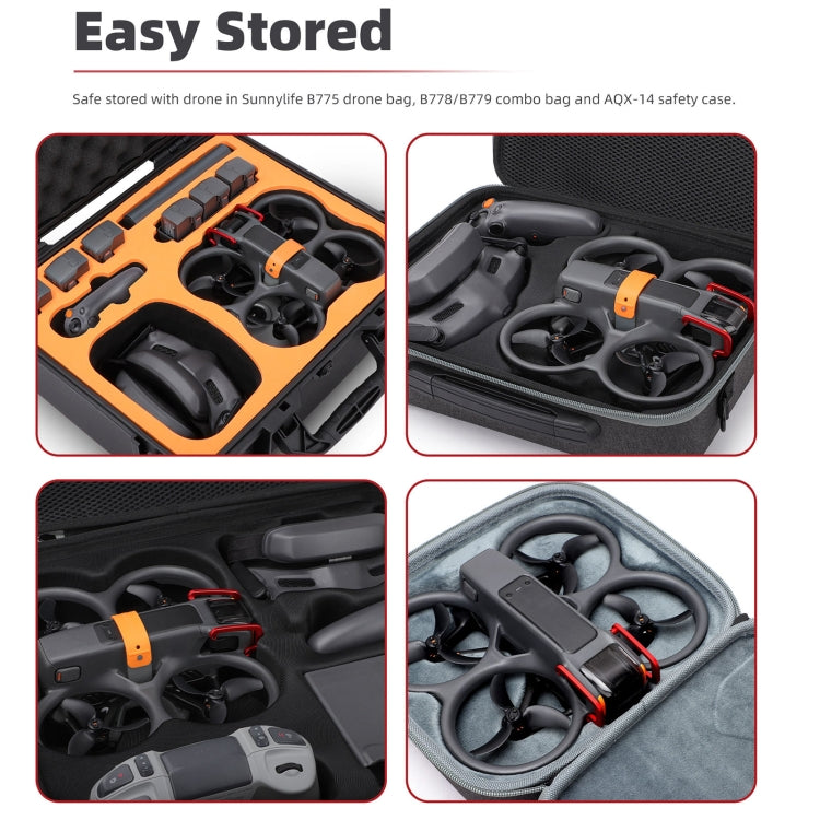 For DJI Avata 2 Sunnylife Gimbal Aluminum Anti-collision Bumper (Red) - HoMEdemic™ 