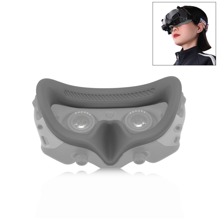 For DJI Avata Goggles 2 PULUZ Flying Eye Mask Silicone Protective Case (Grey) - HoMEdemic™ 