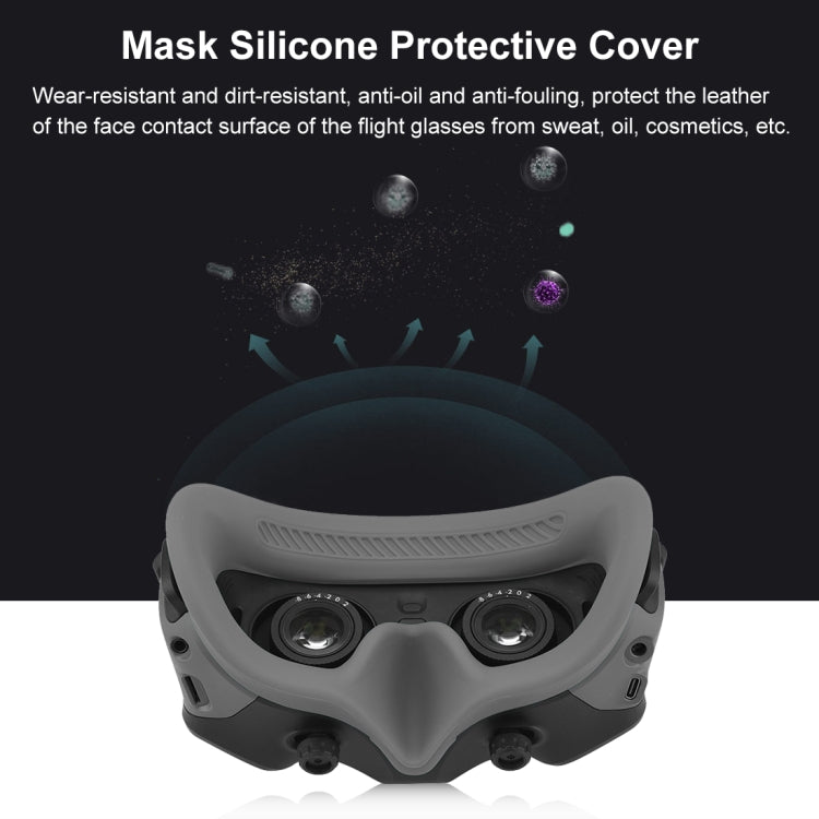 For DJI Avata Goggles 2 PULUZ Flying Eye Mask Silicone Protective Case (Grey) - HoMEdemic™ 