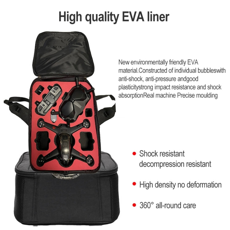 For DJI FPV Combo Backpack Storage Box Shockproof Wear-resistant Splash-proof Nylon Cloth Bag Handbag, Splash-proof Bag - HoMEdemic™ 