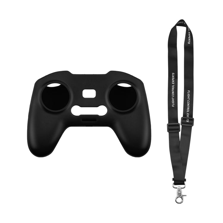 For DJI FPV Combo Remote Control PULUZ Silicone Protective Case with Neck Strap(Black) - HoMEdemic™ 
