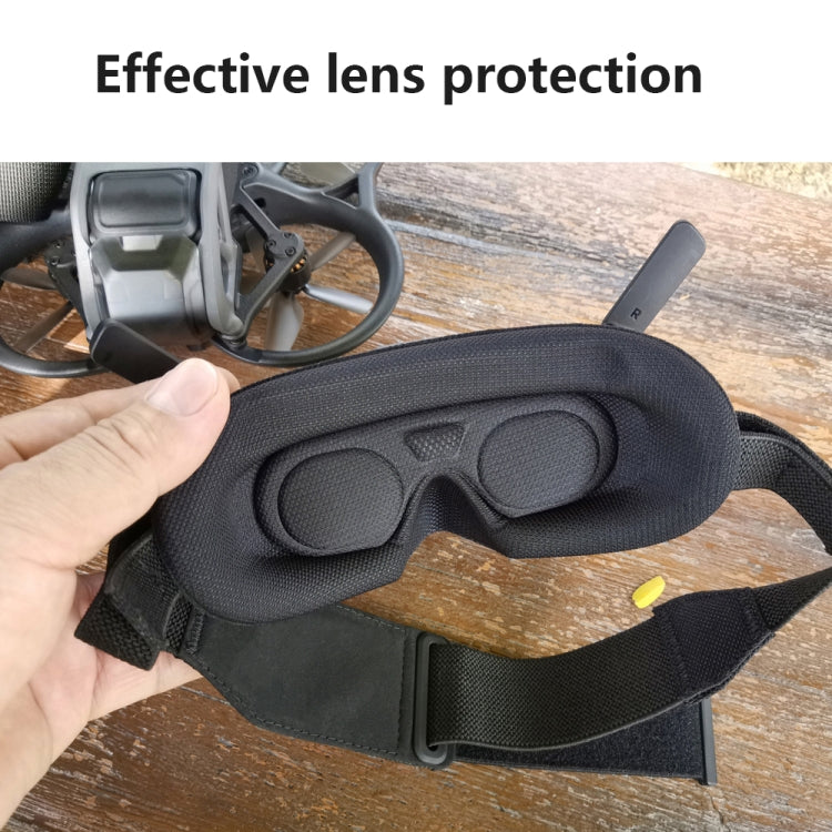 For DJI Goggles 2 Foam Padding Sponge Eye Pad Mask With Lens Cover Black - HoMEdemic™ 