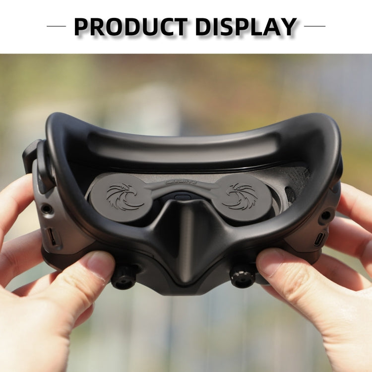 For DJI Goggles 2 / Goggles 3 Lens Cover Dust-proof VR Lens Silicone Case Soft Protector (Black) - HoMEdemic™ 