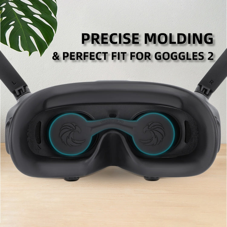 For DJI Goggles 2 / Goggles 3 Lens Cover Dust-proof VR Lens Silicone Case Soft Protector (Black) - HoMEdemic™ 