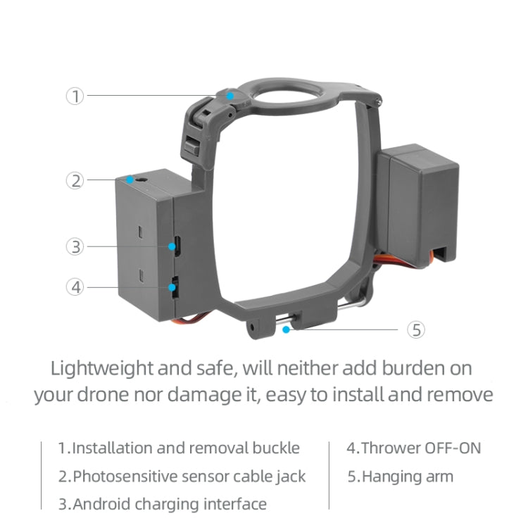 For DJI Mavic 2 Pro &Zoom Airdrop System Drone Thrower - HoMEdemic™ 