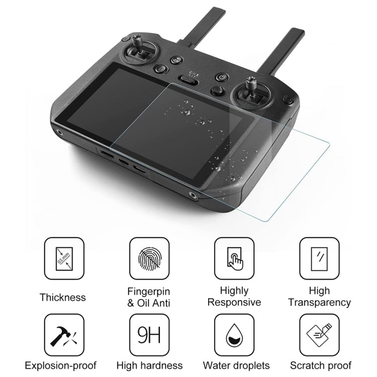 For DJI Mavic 2 Remote Control Explosion-proof Tempered Glass Drone RC Screen Film, For DJI Mavic 2 Remote Control - HoMEdemic™ 