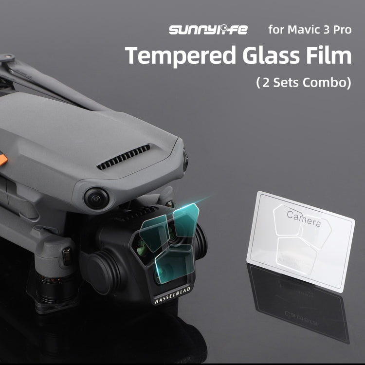 For DJI Mavic 3 Pro Sunnylife M3P-BHM578 2 Sets HD Explosion-proof Tempered Glass Film - HoMEdemic™ 