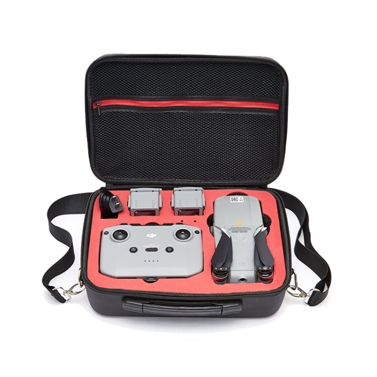 For DJI Mavic Air 2 Portable PU Shoulder Storage Bag Protective Box(Black Red) - HoMEdemic™ 