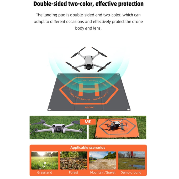 For DJI Mavic MINI 3PRO/AIR3/Avata BRDRC Drone Landing Pad, Size: 65x65cm - HoMEdemic™ 