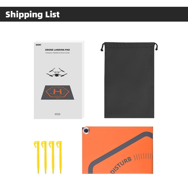 For DJI Mavic MINI 3PRO/AIR3/Avata BRDRC Drone Landing Pad, Size: 65x65cm - HoMEdemic™ 