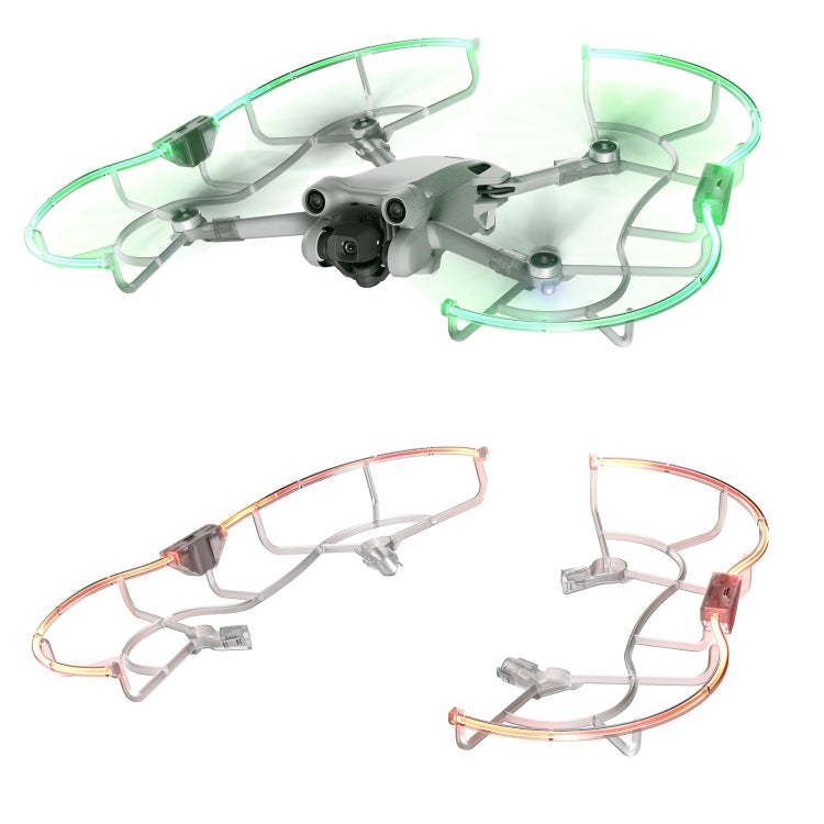 For DJI Mini 3 / Mini 3 Pro STARTRC Drone LED Propeller Protective Guard Anti-collision Ring (Transparent) - HoMEdemic™ 