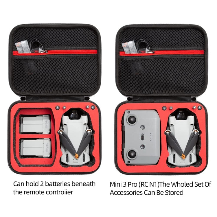 For DJI Mini 3 / Mini 4 Pro Kit Bag Drone Portable Storage Bag(Black) - HoMEdemic™ 