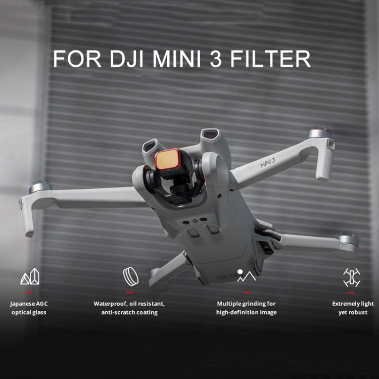 For DJI Mini 3 PGYTECH Filter Aluminum Alloy Drone Filter,Spec: CPL+NDPL 16/64/128/256 - HoMEdemic™ 
