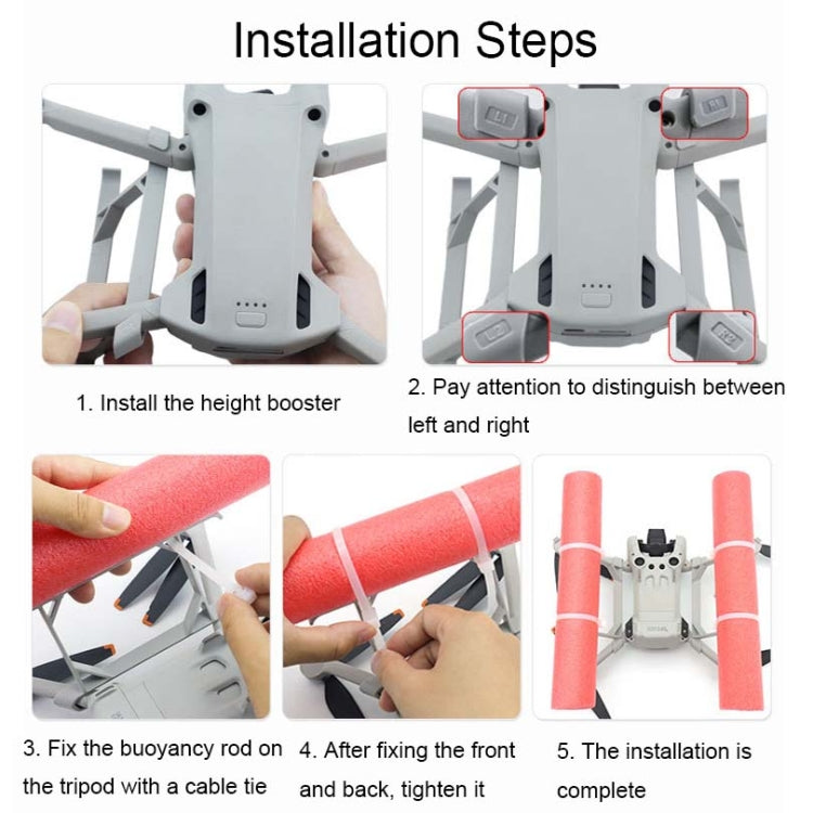 For DJI Mini 3 Pro CQT 913492 Floating Heightened Drone Landing Gear Buoyancy Rod - HoMEdemic™ 