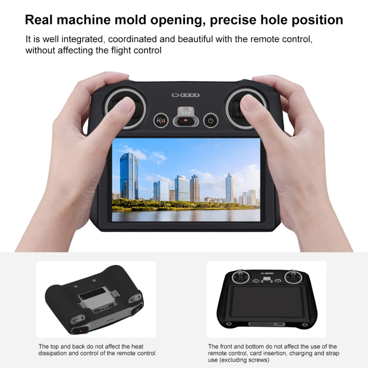 For DJI Mini 3 Pro / DJI RC with Screen PULUZ Silicone Protective Case(Black) - HoMEdemic™ 