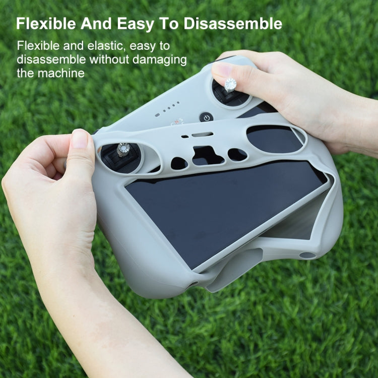 For DJI Mini 3 Pro / DJI RC with Screen PULUZ Silicone Protective Case(Grey) - HoMEdemic™ 