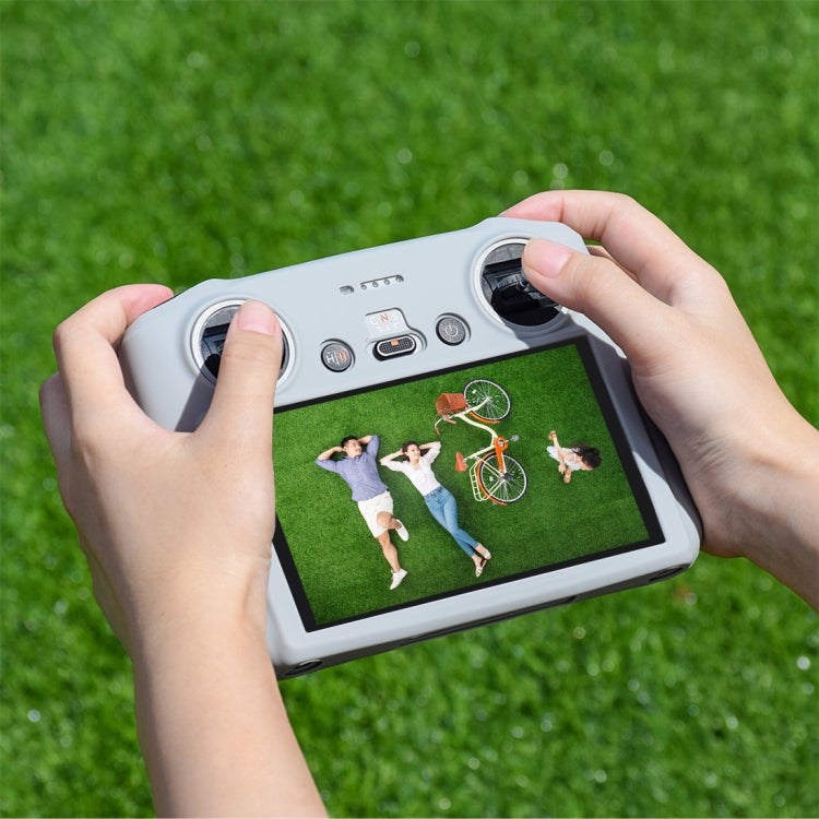 For DJI Mini 3 Pro / DJI RC with Screen PULUZ Silicone Protective Case(Grey) - HoMEdemic™ 