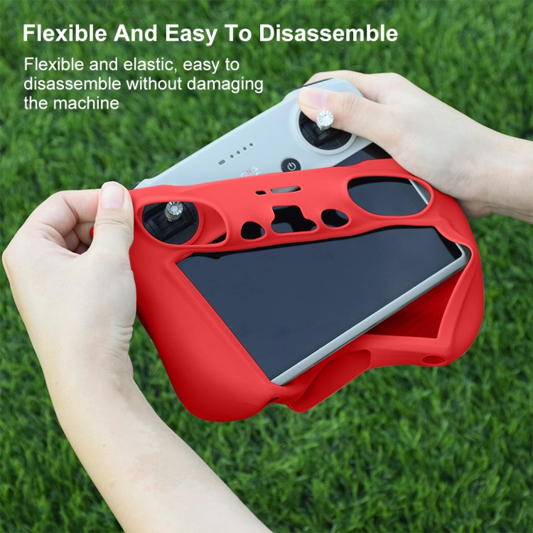 For DJI Mini 3 Pro / DJI RC with Screen PULUZ Silicone Protective Case(Red) - HoMEdemic™ 