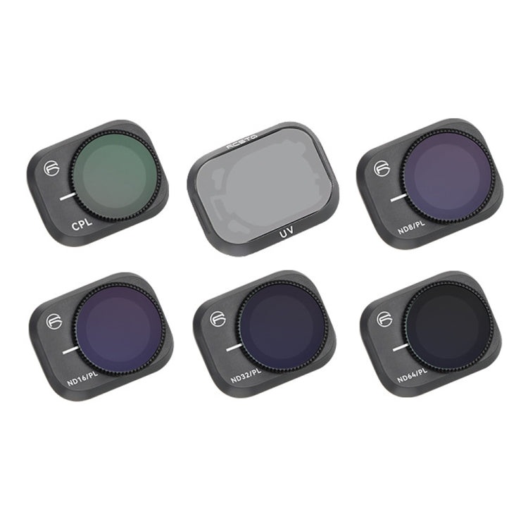For DJI Mini 3 Pro RCSTQ PL Filters Drone Accessoires 6 In 1 UV+CPL+ND/PL 8/16/32/64 - HoMEdemic™ 