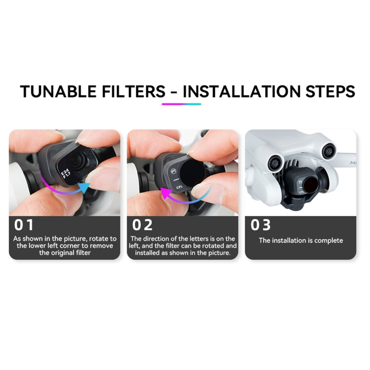 For DJI Mini 3 Pro RCSTQ PL Filters Drone Accessoires ND64/PL - HoMEdemic™ 