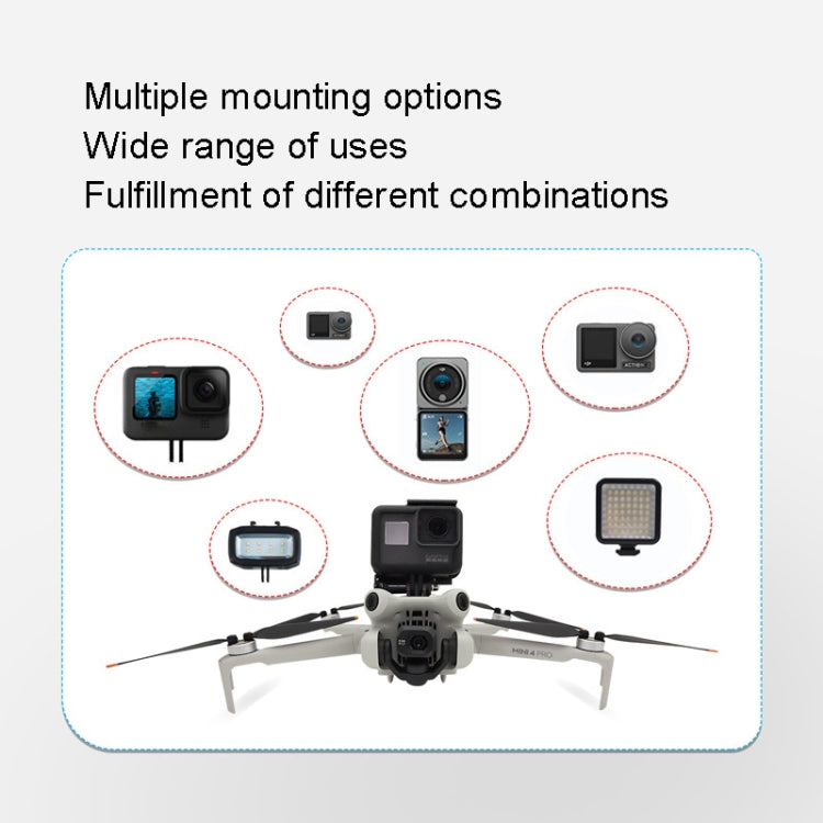 For DJI Mini 4 PRO / Mini 3 PRO / Mini 3 Upper Expansion Bracket 1/4 Screws for Tripod Accessories - HoMEdemic™ 