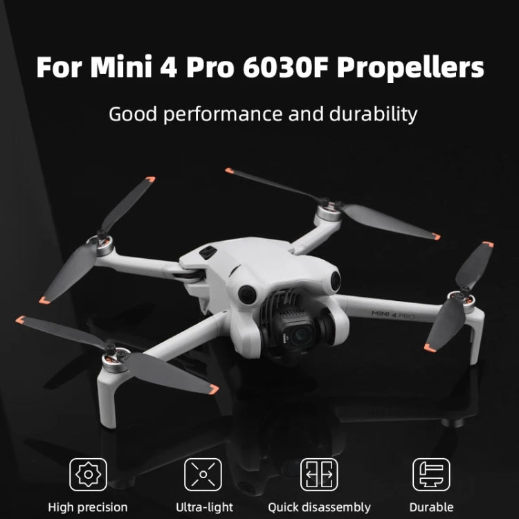 For DJI Mini 4 Pro 4pairs  Drone Propeller Blades 6030F Props Replacement Parts - HoMEdemic™ 