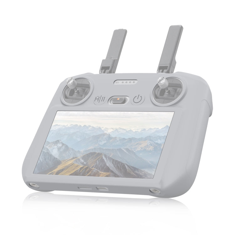 For DJI Mini 4 Pro / Air 3 Remote Control / DJI RC 2 with Screen PULUZ Silicone Protective Case (Grey) - HoMEdemic™ 
