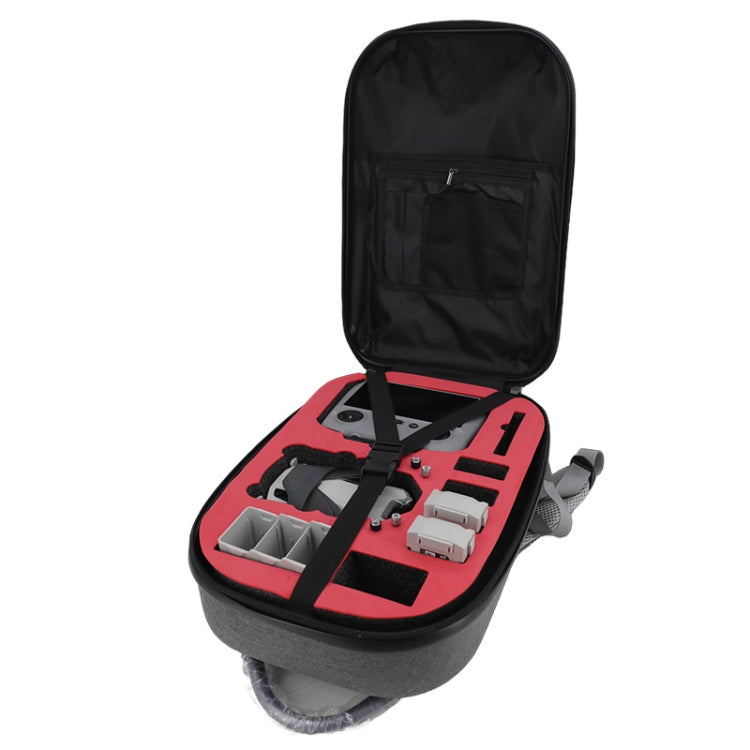 For DJI Mini 4 Pro Drone Storage Bag Carbon Fiber Backpack, Spec: Brushed Style - HoMEdemic™ 