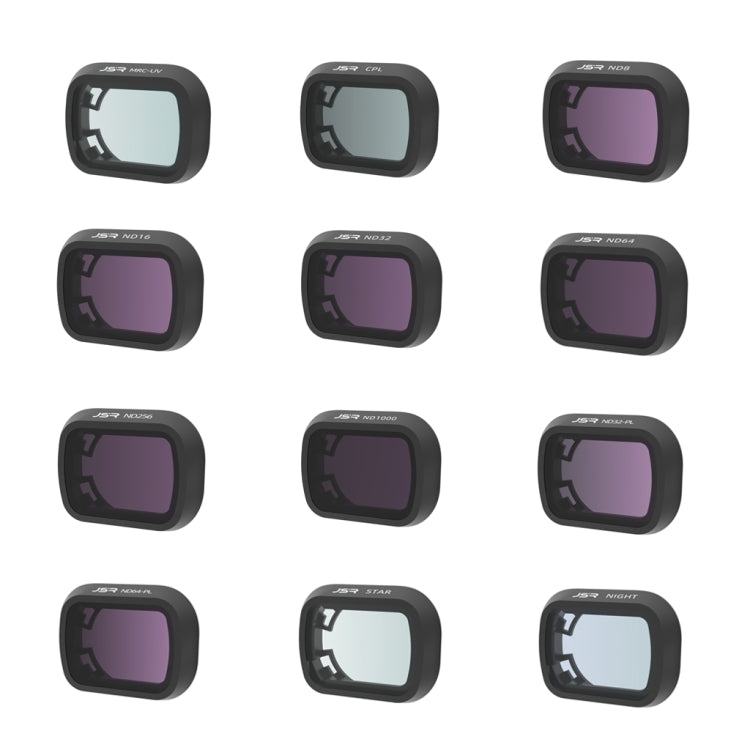 For DJI Mini 4 Pro JSR KB Series Drone Camera Lens Filter, Filter:12 in 1 UV CPL ND NDPL STAR - HoMEdemic™ 